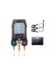 testo 557s Smart Kit per il vuoto - Manifold digitale smart con sonde termometriche a pinza e per il vuoto senza fili